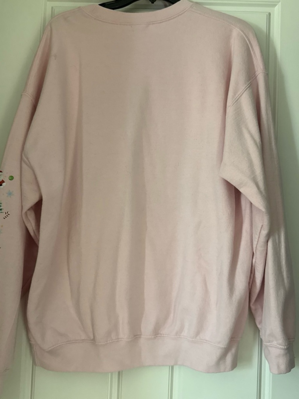 Gildan Light Pink Rudolph The Red-Nosed Reindeer Crewneck Sweatshirt - Picture 4 of 4
